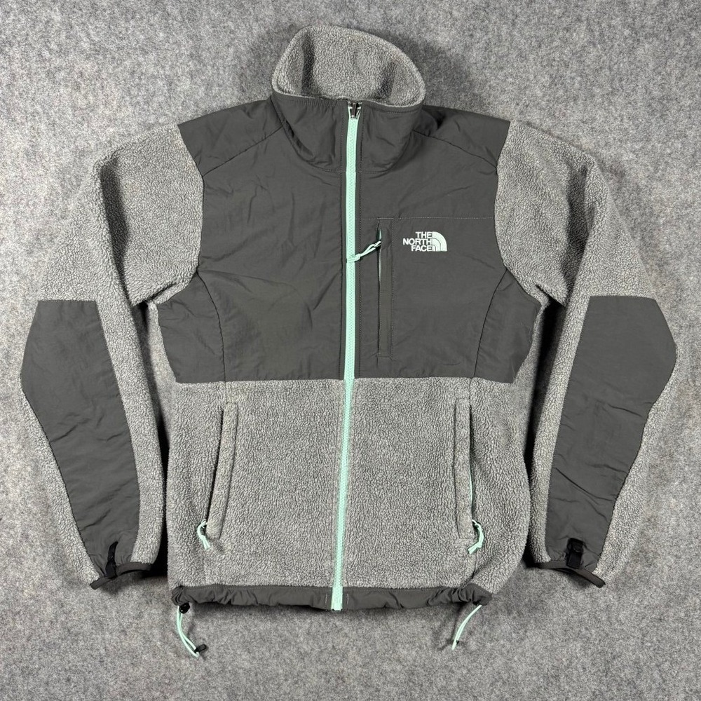 The North Face‎ Denali 2 Polartec Fleece Jacket Grey Mint Womens Small Outdoors